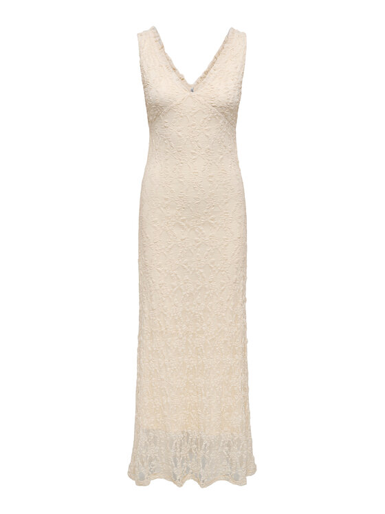 ONLY ONLY Õhtune kleit Albina 15372795 Kreemjas Regular Fit