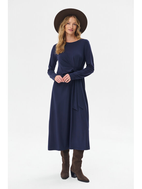 blue shadow blue shadow Sukienka codzienna Tess Granatowy Regular Fit