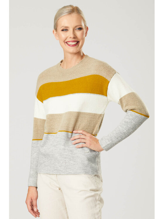 QUIOSQUE QUIOSQUE Svetr Quiosque 6NP002123 Béžová Regular Fit