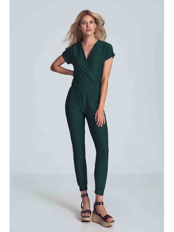 FIGL FIGL Kombinezon M708 Zielony Regular Fit