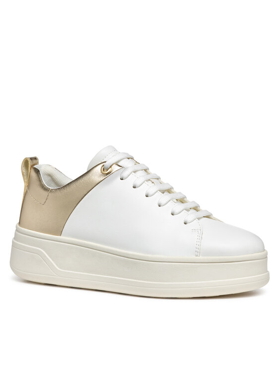 Geox Geox Sneakersy D Spherica Ecub-2 D46WVB 0BCBN C1327 Biały