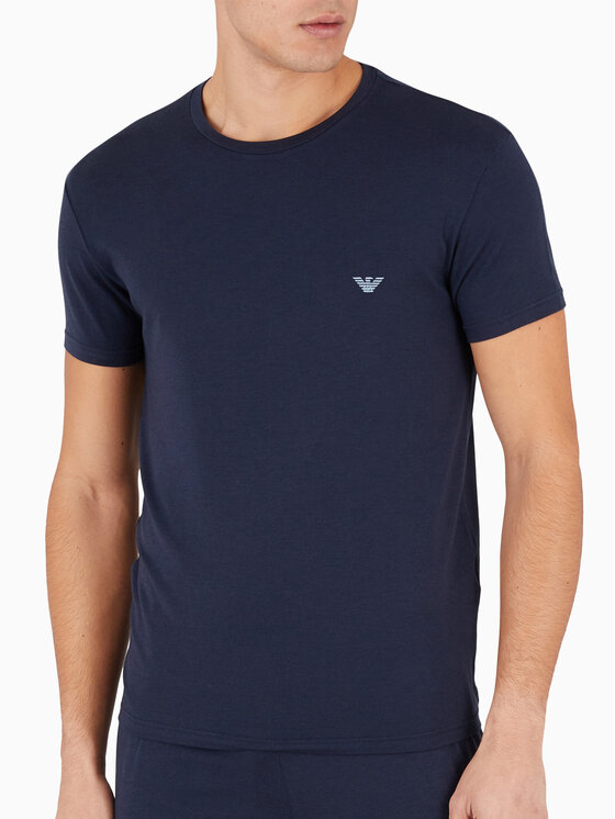 Emporio Armani Underwear Emporio Armani Underwear Tričko 1119714F526 Tmavomodrá Regular Fit
