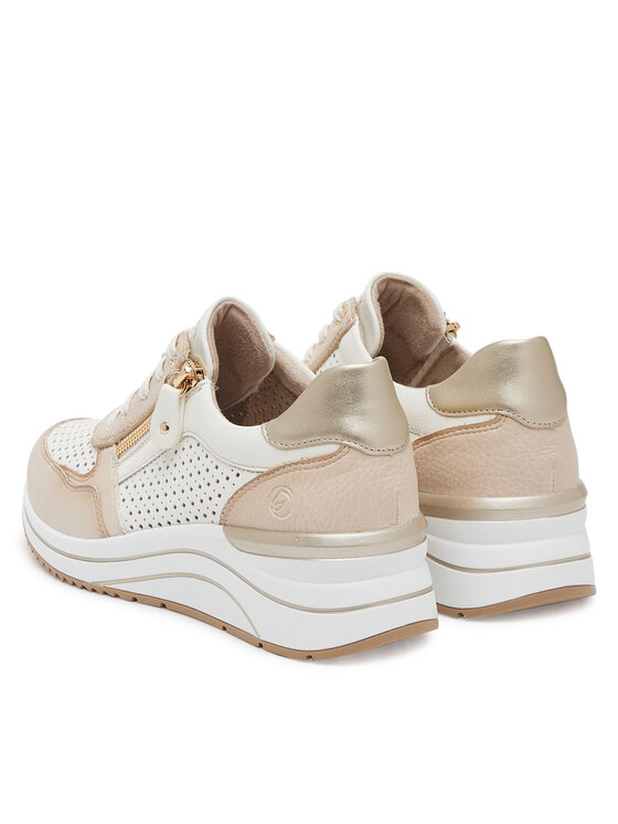 Remonte Remonte Sneakersy D0T14-81 Beżowy