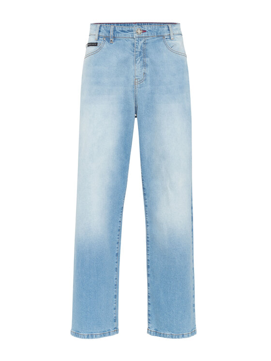 PHILIPP PLEIN PHILIPP PLEIN Jeansy 25901 Niebieski Loose Fit