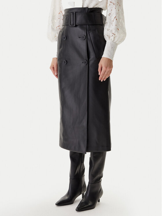 Morgan Morgan Gonna in similpelle 242-JADY Nero Regular Fit