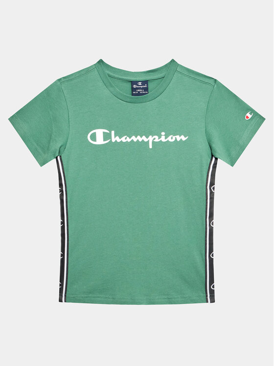 Champion T-krekls 306329 Zaļš Regular Fit