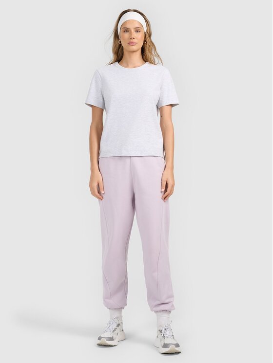 4F 4F T-Shirt NOS Ανοιχτό γκρι Regular Fit