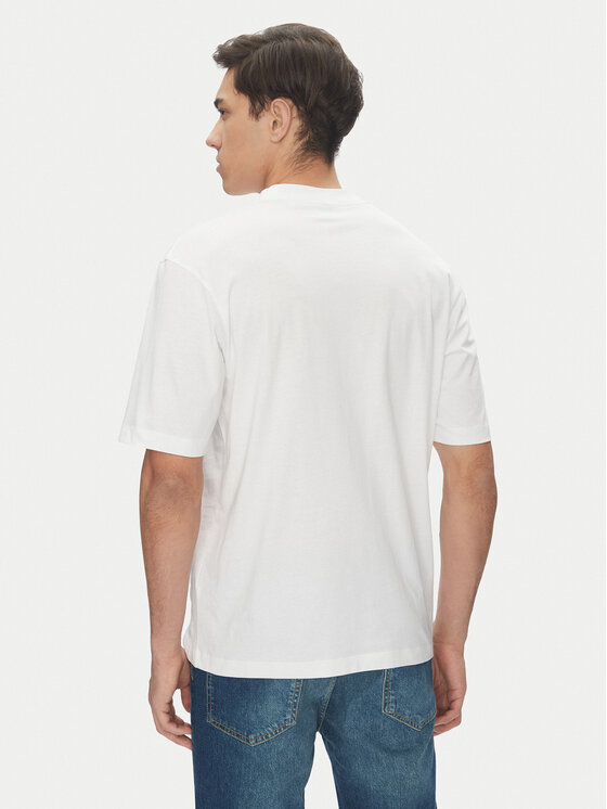 HUGO HUGO Tričko Nalax 50543493 Biela Regular Fit