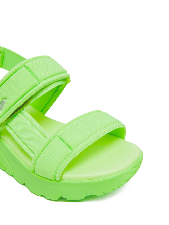 Skechers Skechers Sandały Uno Lite Sandal-Sunny Stand 310372L/LIME Zielony