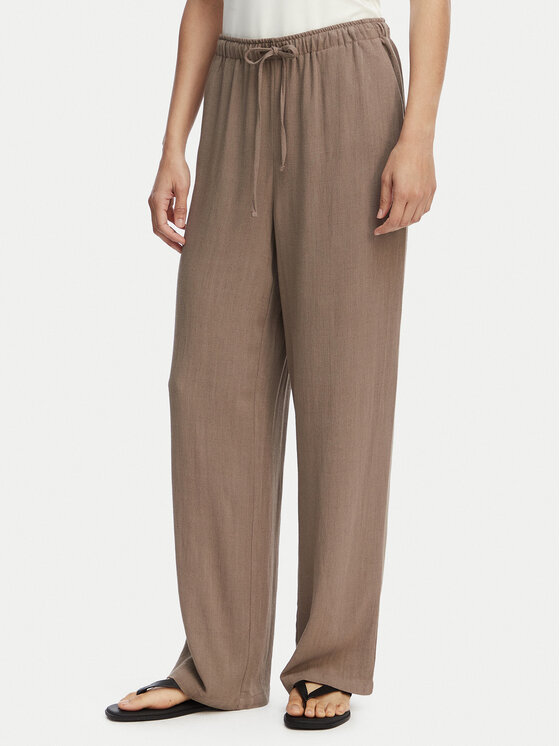 ONLY ONLY Pantaloni din material Siesta 15322263 Maro Regular Fit