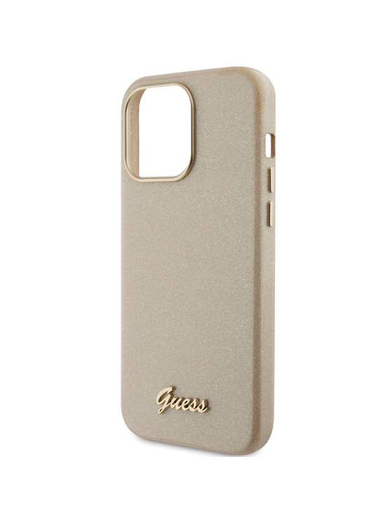 Guess Guess Etui na telefon iPhone 15 Pro Max Złoty