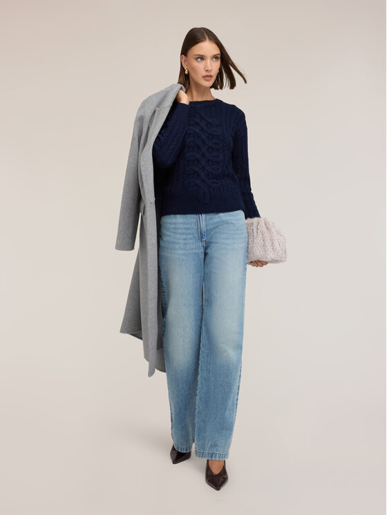 Motivi Motivi Maglione M530W004246N034 Blu Regular Fit