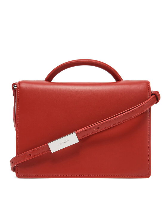 Calvin Klein Calvin Klein Torebka Ck Linn Top Handle Crossbody K60K613162 Czerwony