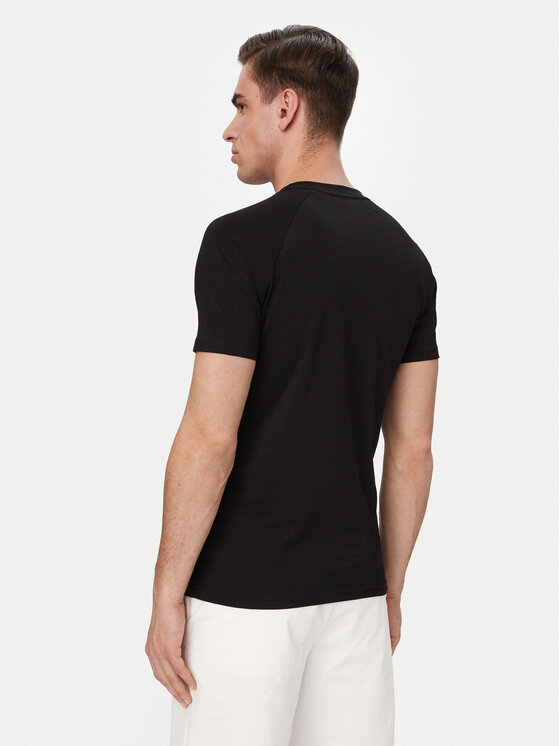 BOSS BOSS Marškinėliai 50517970 Juoda Slim Fit