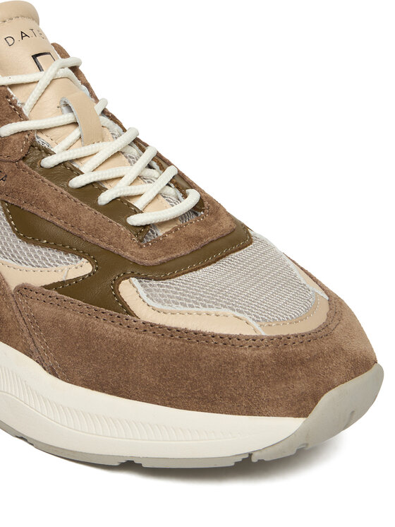 D.A.T.E. D.A.T.E. Sneakersy Fuga Mesh M431-FG-ME Béžová