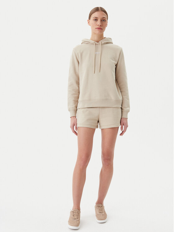 Calvin Klein Jeans Calvin Klein Jeans Felpa Placed Institutional J20J225364 Beige Regular Fit