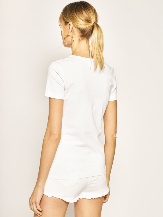 Versace Jeans Couture Versace Jeans Couture T-Shirt B2HVA7E0 Biały Regular Fit