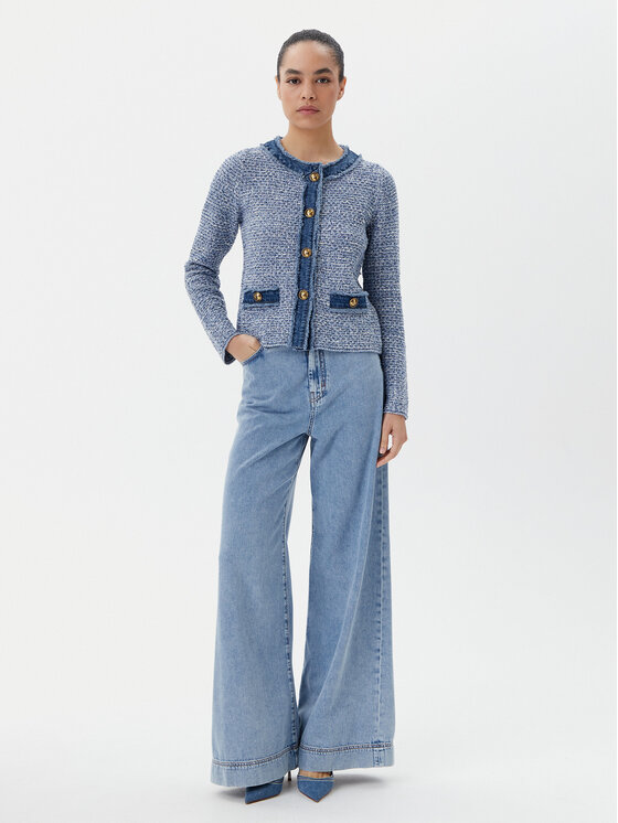 Luisa Spagnoli Luisa Spagnoli Sacou Cannuccia 58589 Albastru Regular Fit