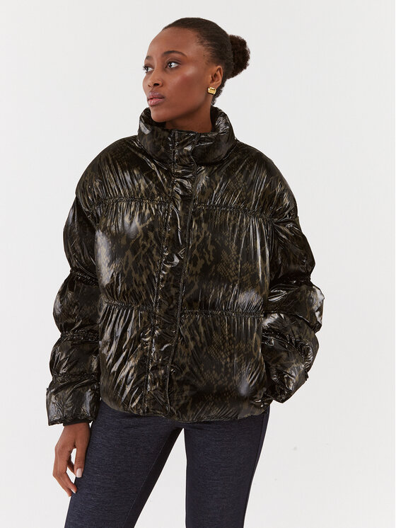 Guess Vatovaná bunda Marika W3BL29 WFQX0 Zelená Regular Fit