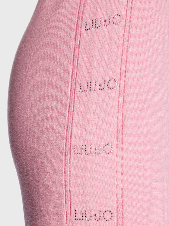 Liu Jo Sport Liu Jo Sport Pantaloni in maglia TF2106 MA63M Rosa Regular Fit
