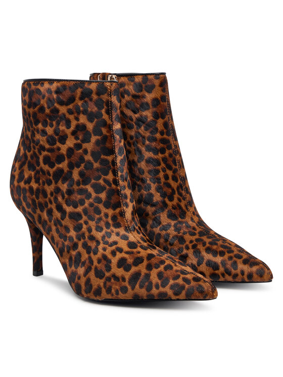 Guess Guess Polokozačky FLFCEZ LEA10 Hnědá