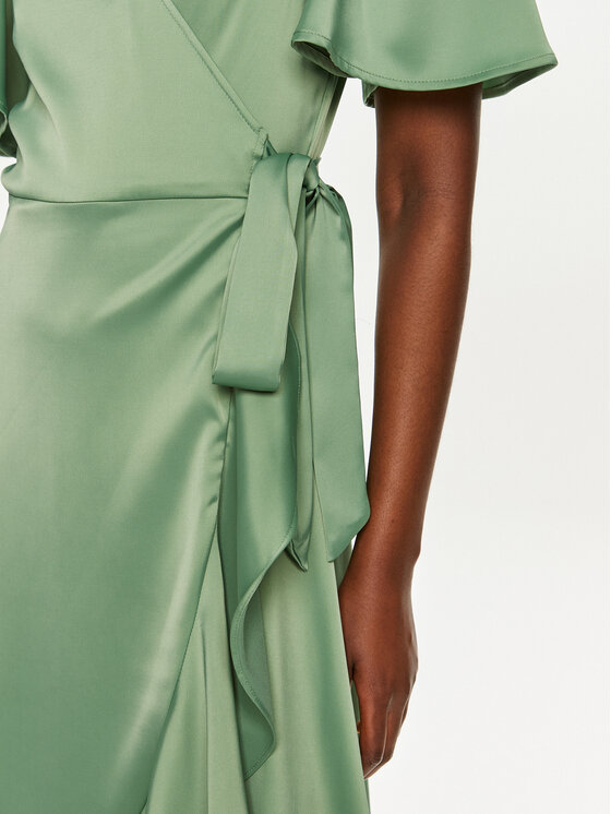 YAS YAS Cocktail obleka Thea 26028890 Zelena Standard Fit
