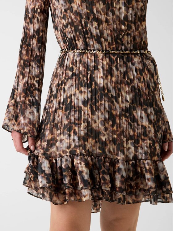 Guess Guess Kleid für den Alltag 180408 Braun Classic Fit