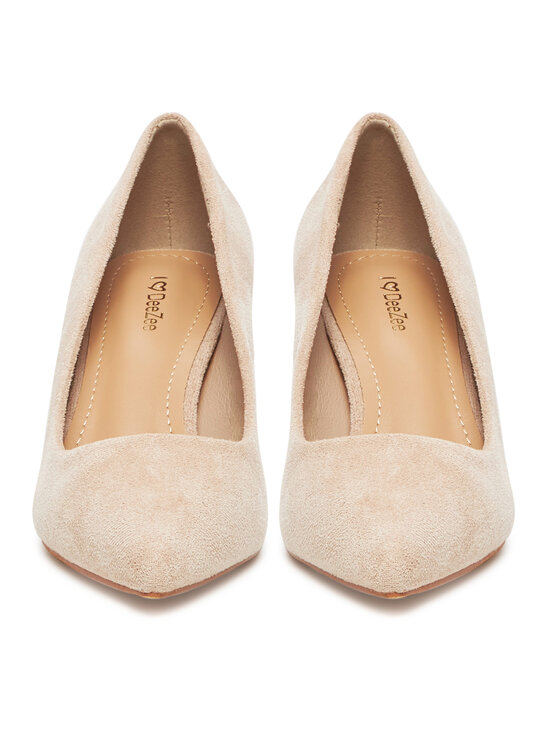 DeeZee DeeZee Szpilki BK-0807 Beżowy