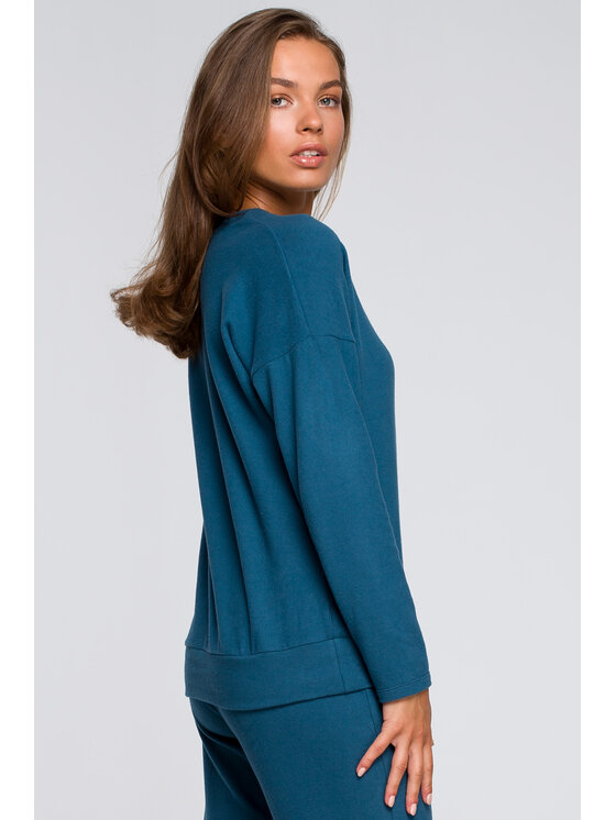 Stylove Stylove Svetr S246 Modrá Regular Fit