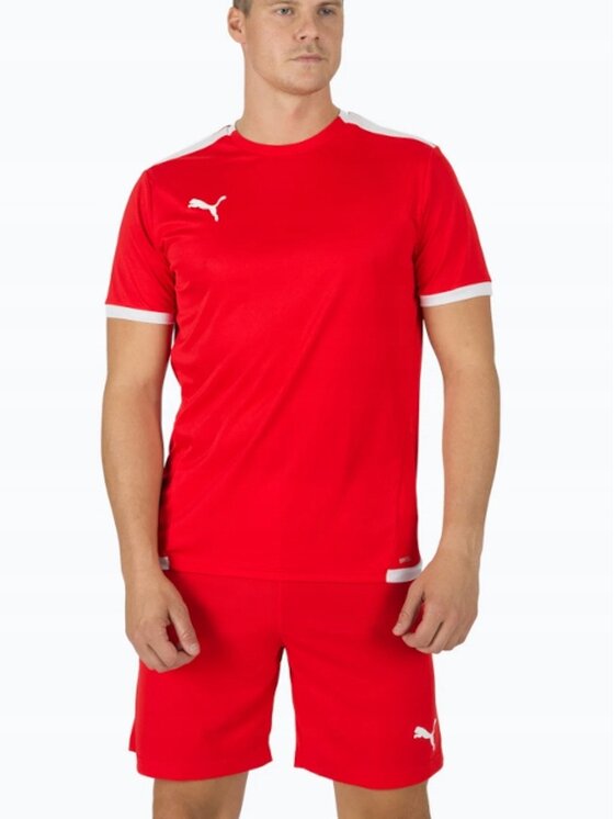 Puma Puma T-Shirt 704917-01 Czerwony Standard Fit