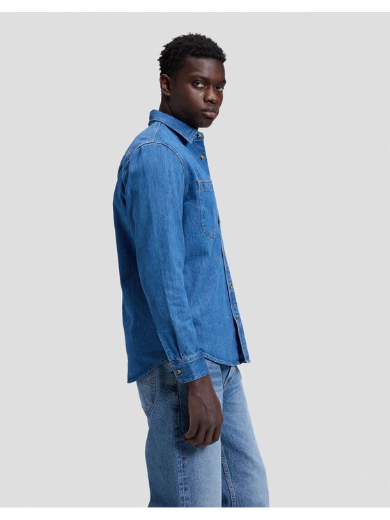 Lee Lee Koszula WORKWEAR SHIRT 2.0 Niebieski Relaxed Fit