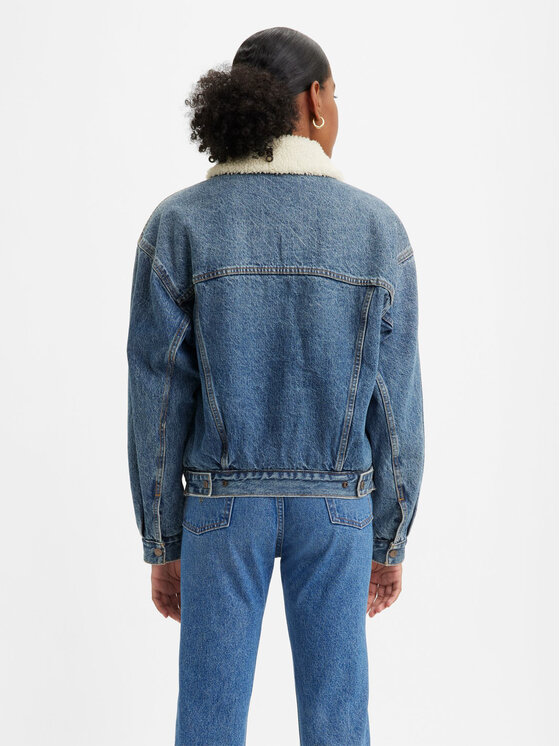 Giacca di transizione 90'S Sherpa A44350001 Blu