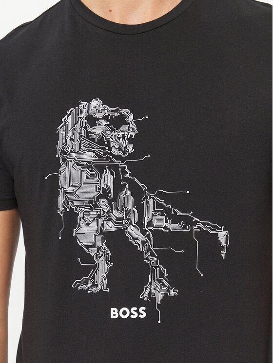 Boss T-Shirt Terassic 50510376 Schwarz Regular Fit CN8061