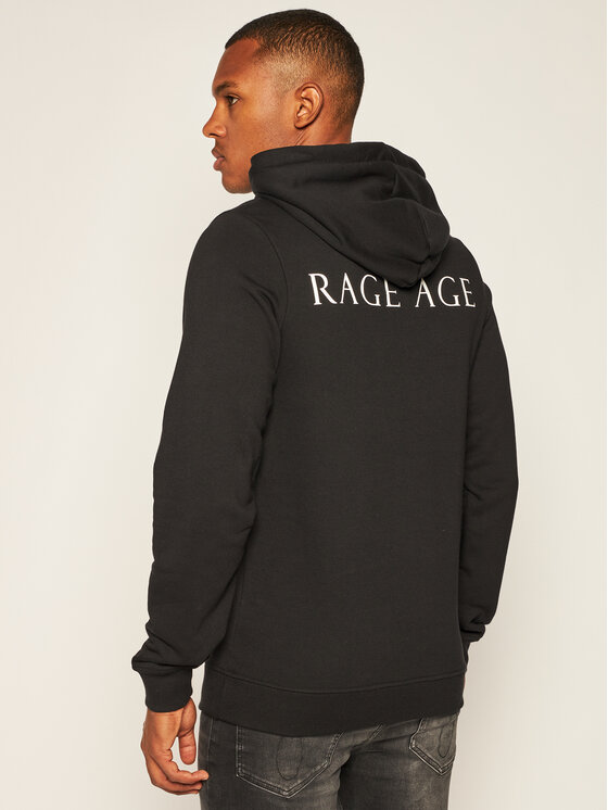 Felpa Hoodie 1 Nero Slim Fit