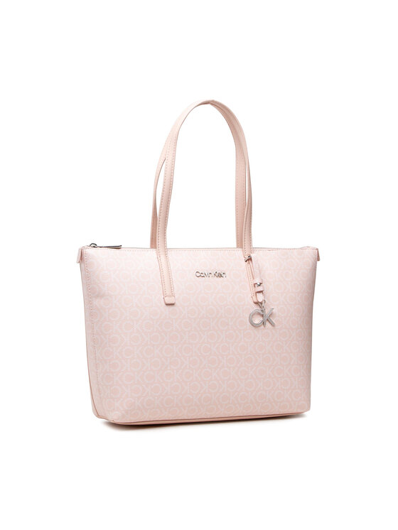 Calvin Klein Calvin Klein Дамска чанта Ck Must Shopper Md Mono K60K609355 Розов