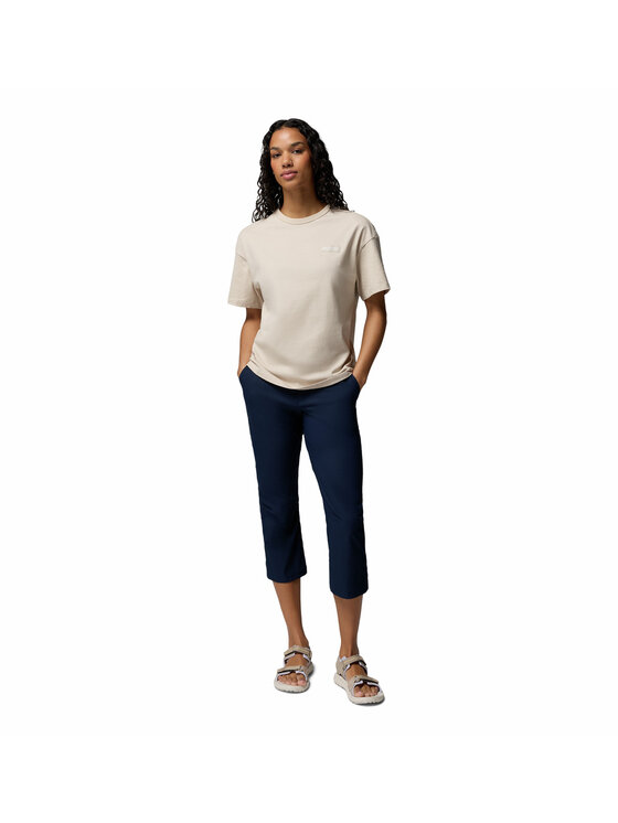 Columbia Columbia T-Shirt 215497 Beżowy Regular Fit