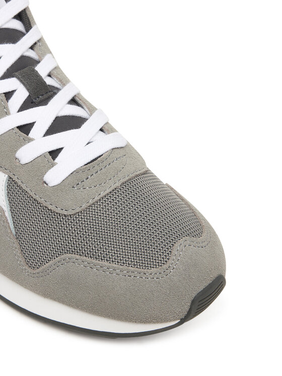 Tommy Hilfiger Tommy Hilfiger Sportcipők Runner Icon Mix FM0FM05679 Szürke
