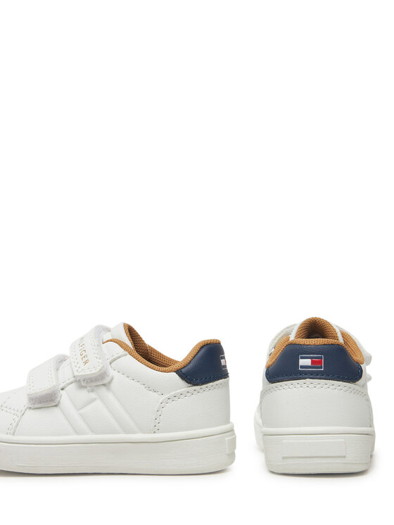 Tommy Hilfiger Tommy Hilfiger Sneakersy Low Cut Velcro Sneaker T1X9-33835-1355 M Biały