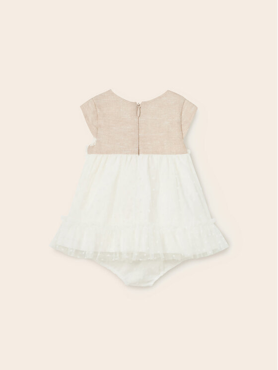 Mayoral Mayoral Elegantes Kleid 1819 Écru