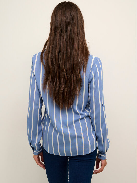 Kaffe Kaffe Μπλουζάκι Stridy 10504279 Μπλε Regular Fit