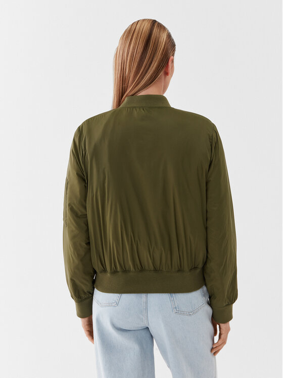 ONLY ONLY Μπόμπερ μπουφάν 15293313 Πράσινο Regular Fit