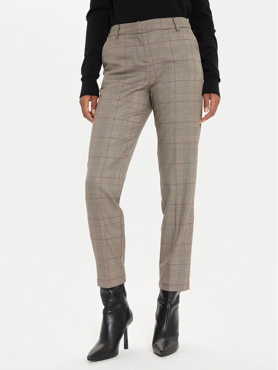 Morgan Pantaloni chino 242-PICTA.F Beige Slim Fit, taglia : 38