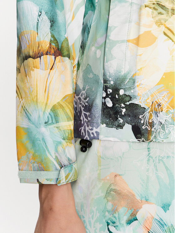 Helly Hansen Helly Hansen Μπουφάν μεταβατικό ESRA RØISE Loke Print 63207 Πράσινο Regular Fit