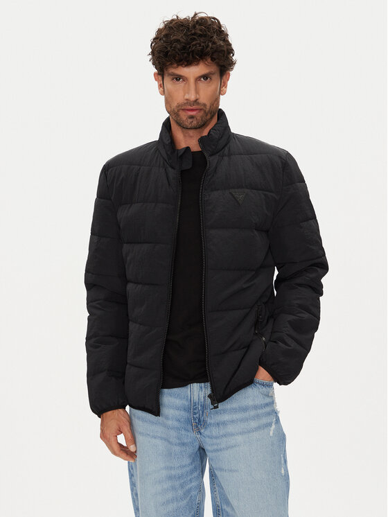 Férfi Átmeneti kabát Guess, Méret: XL, Fekete, Z5YL09 WGTN0