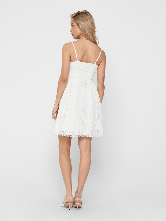 ONLY ONLY Sukienka codzienna 15204799 Biały Regular Fit