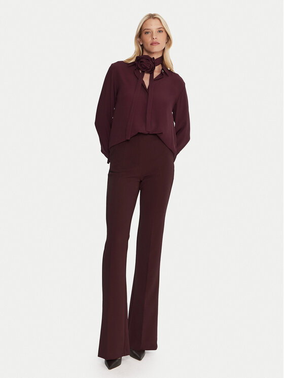 Marella Marella Košeľa Cabiria 2523116071 Bordová Regular Fit