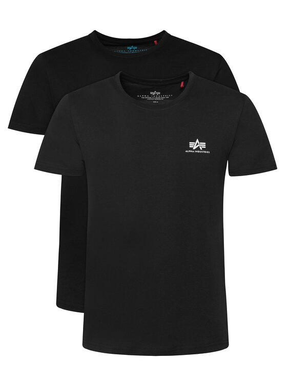 Alpha Industries Alpha Industries T-Shirt-Set 258500 Schwarz Regular Fit