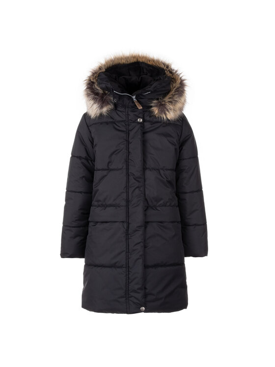 Lenne Lenne Płaszcz 22365B-042 Czarny Basic Fit