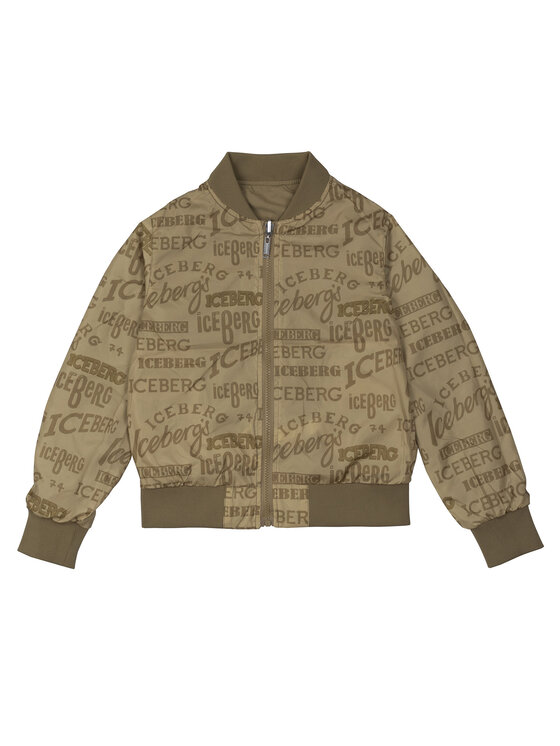 Iceberg Iceberg Kurtka bomber GBICE3105J Brązowy Regular Fit