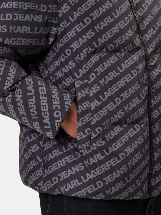 Karl Lagerfeld Jeans Karl Lagerfeld Jeans Žieminė striukė A4M15062 Juoda Regular Fit